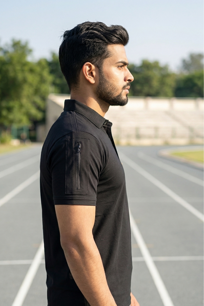 Imported Black H/S Premium T-Shirt