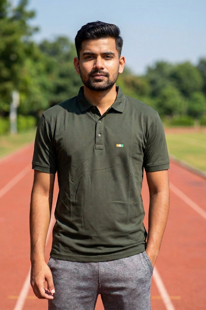 Imported Olive Green H/S Premium T-Shirt