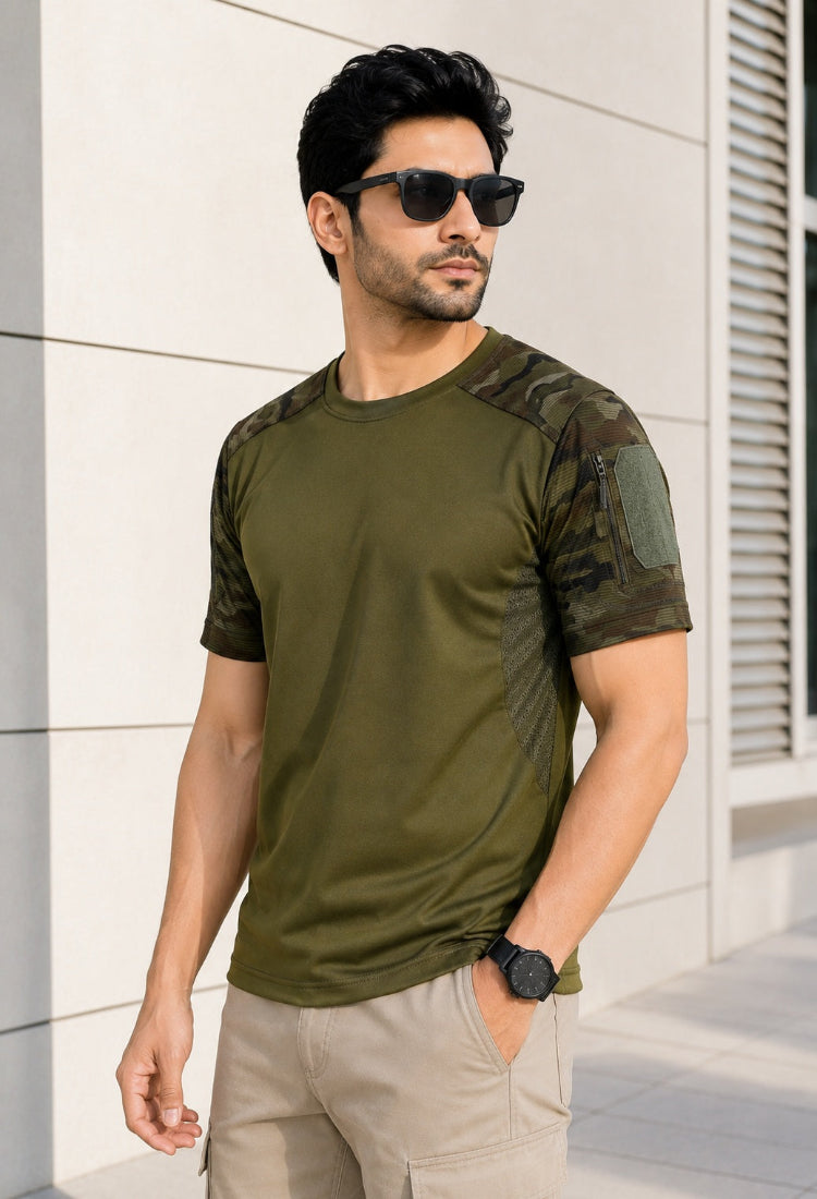 Yodha Print Patriot Tactical H/S T-Shirt