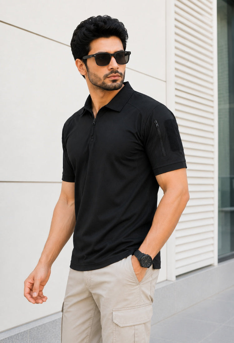 Black Officer Choice Tactical H/S T-Shirt