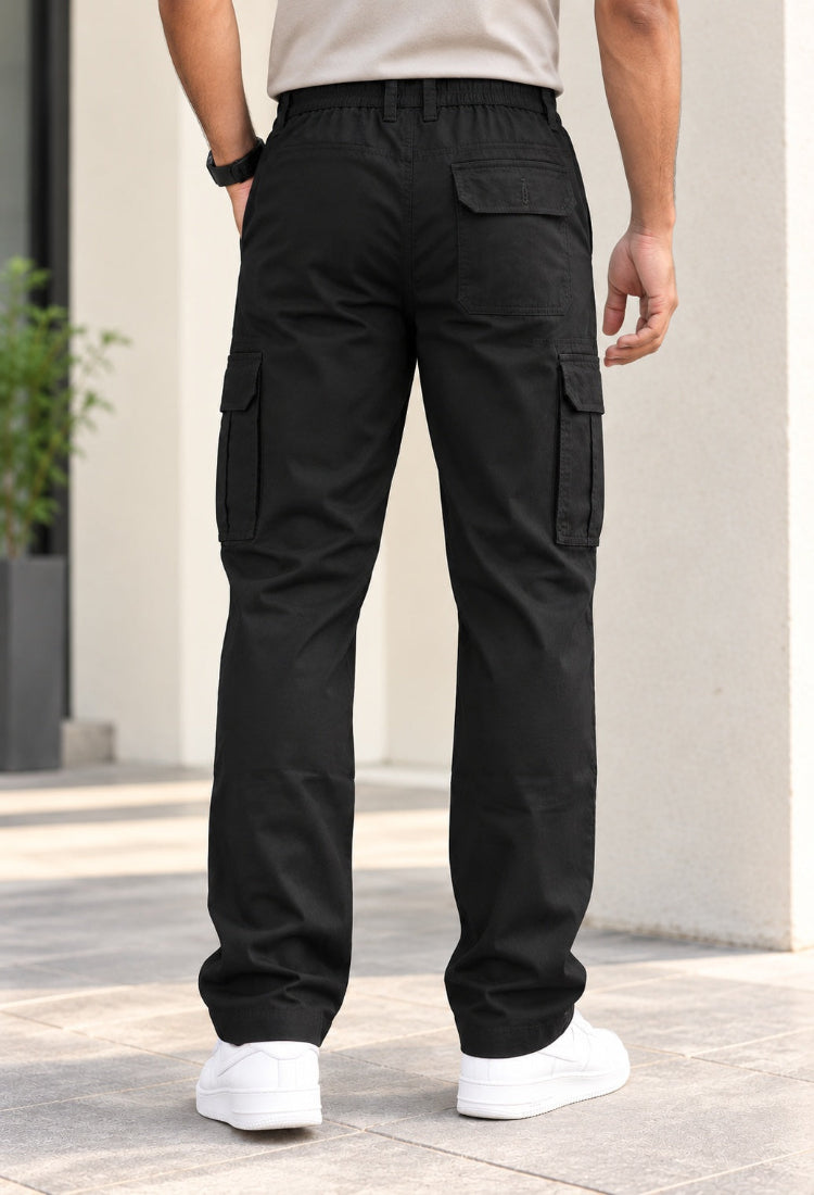Black 5 Pocket Cargo Pants
