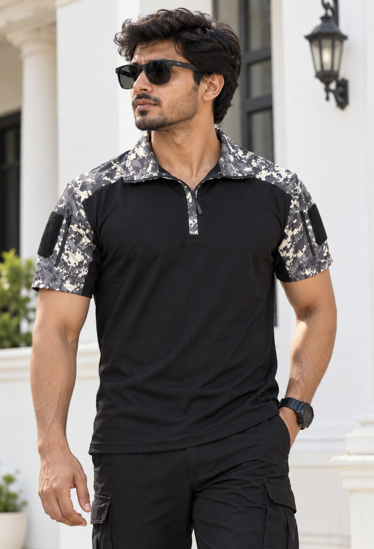 Airforce Black Camo T-Shirt