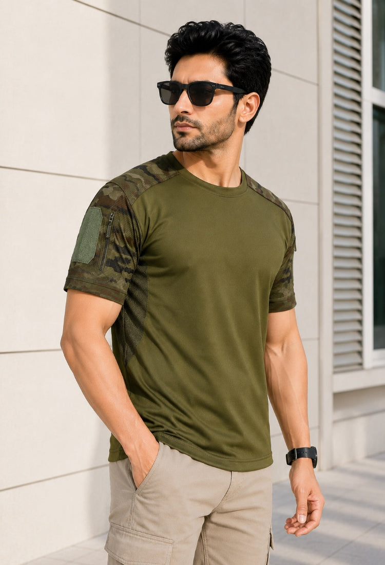 Yodha Print Patriot Tactical H/S T-Shirt