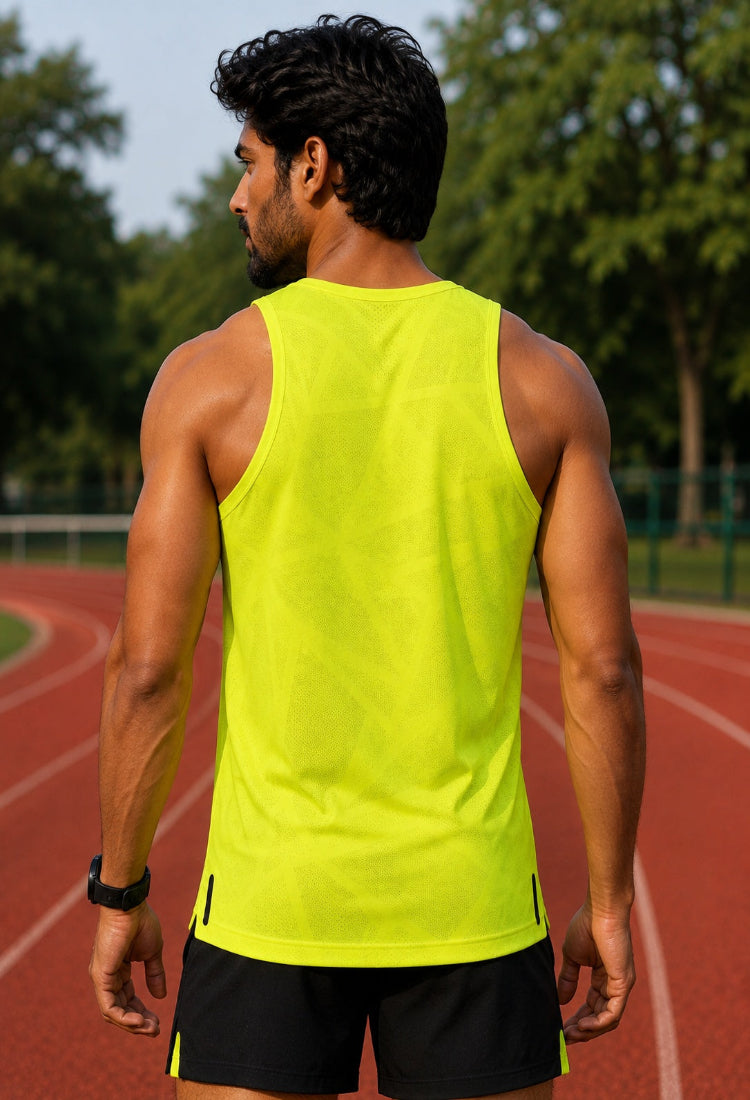 Neon Yellow Running Sando