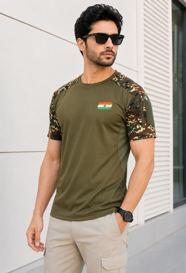 Light Cobra Camo Tactical H/S T-Shirt